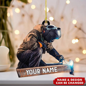Personalized Welder Ornament - Custom Welding Ornament