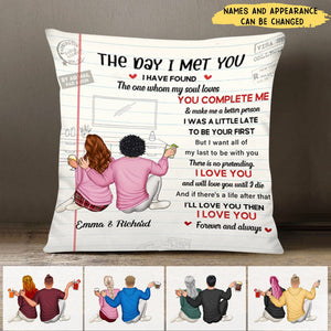 There Is No Pretending I Love You - Couple Personalized Custom Pillow-Gift For Husband Wife, Anniversary