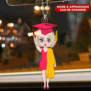 Graduation Girls - Personalized Acrylic Ornament - Graduation Gifts