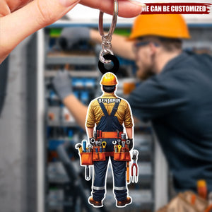 Elevator Maintenance Repair - Personalized Acrylic Keychain