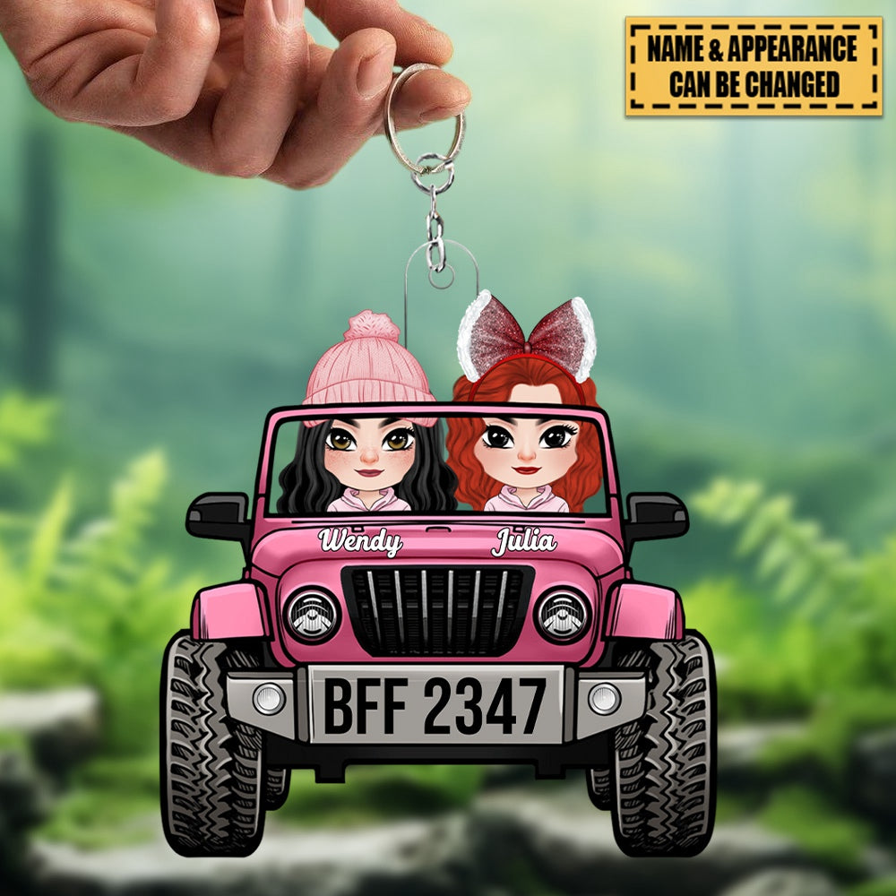 Off-road Car Keychain Ornament, Gift For Couples, Husband, Wife, Friends