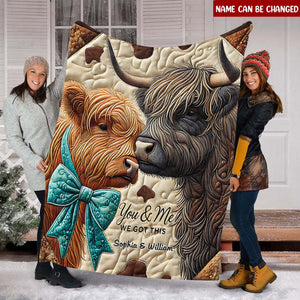 You & Me We Got This - Personalized Blanket