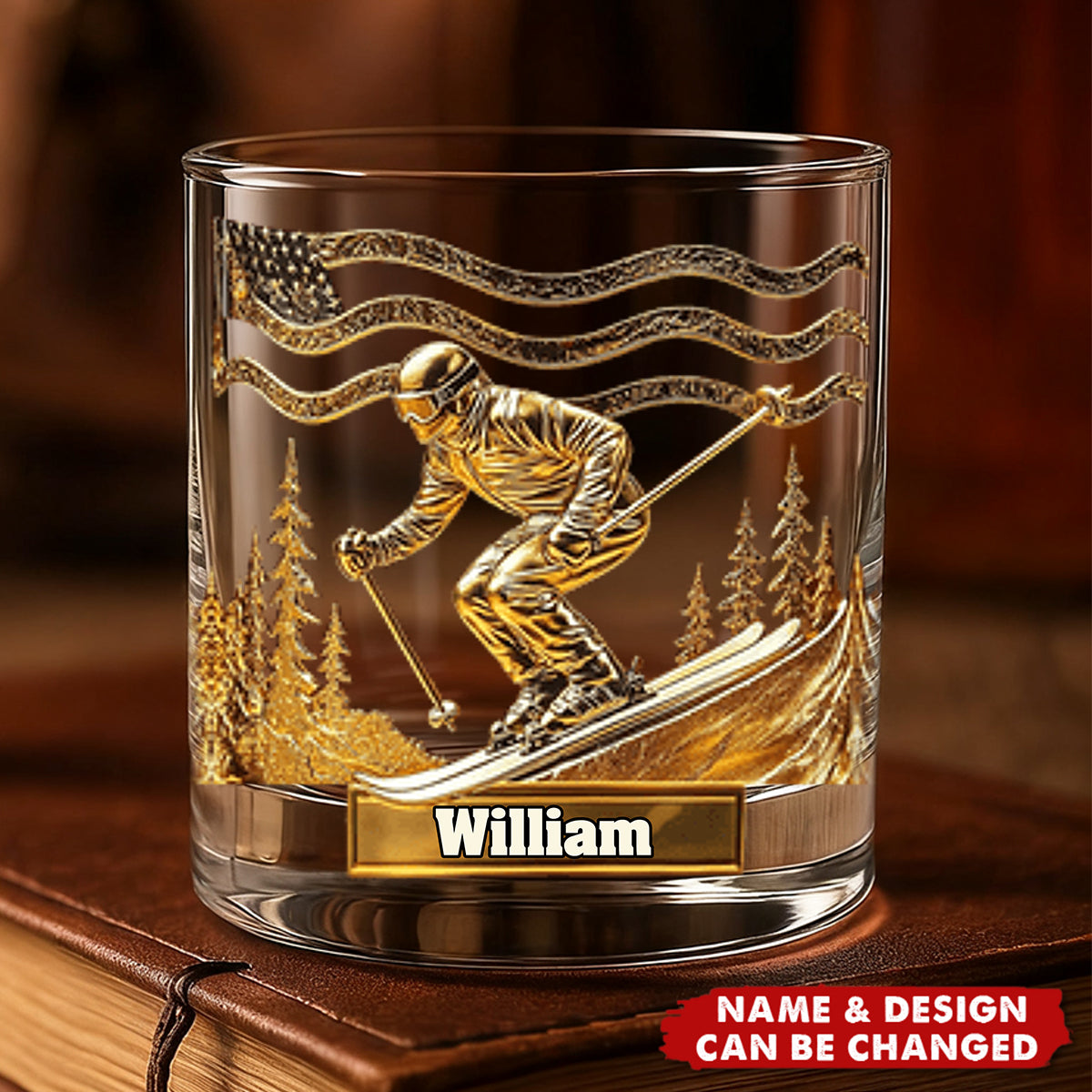 Ski Master - Personalized Skiing Whiskey Glass