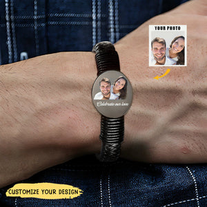 Father's Day Gift,Birthday Gift,Personalized Bracelets,Men and Women For Bracelet,Custom Name Bracelet,With Photo Bracelet,Souvenir Bracelet