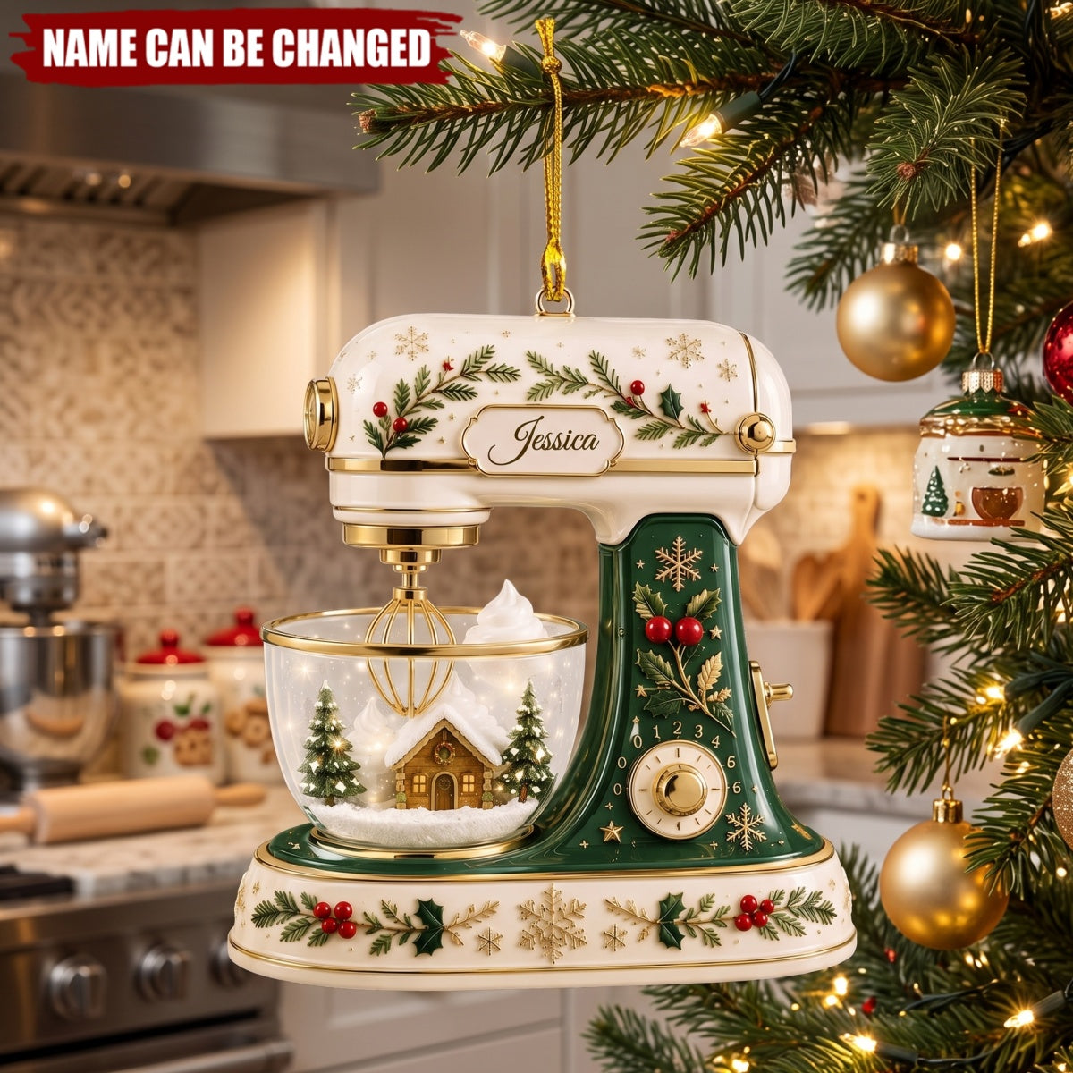 Stand Mixer - Personalized Acrylic Custom Shape Ornament
