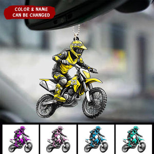 Personalized Acrylic Car Ornament For Motorcycle，Gift For Motorcycle Lover