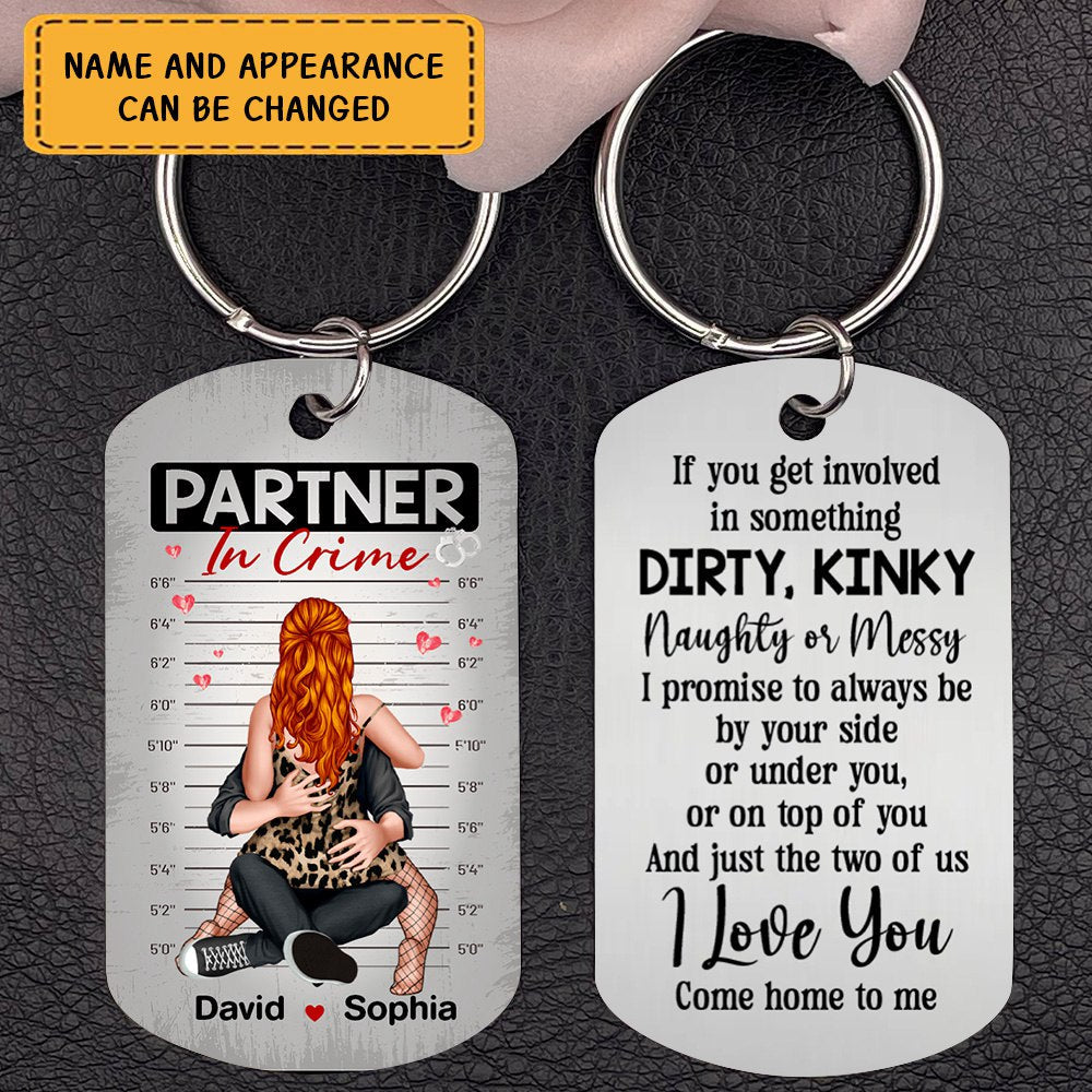 Personalized Gifts For Couple Stainless Steel Engraved Keychain Come Home To Me