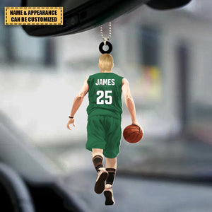 This Is My Basketball Personalized Acrylic Ornament, Gift For Basketball Lovers
