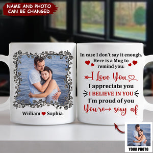 Drive Safe - I Need You Here With Me -  Personalized Couple Mug