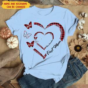 First Mom Now Grandma - Personalized Shirt