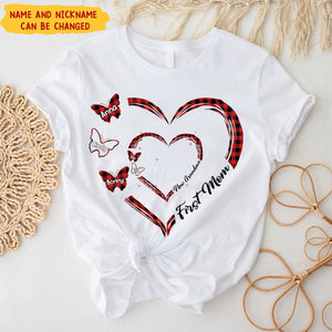 First Mom Now Grandma - Personalized Shirt