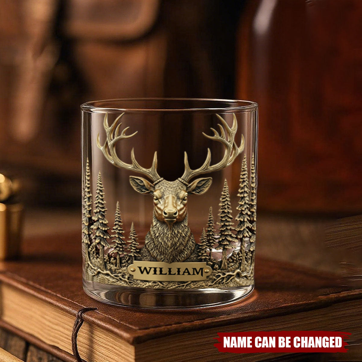 Love Hunting - Personalized Hunting Whiskey Glass