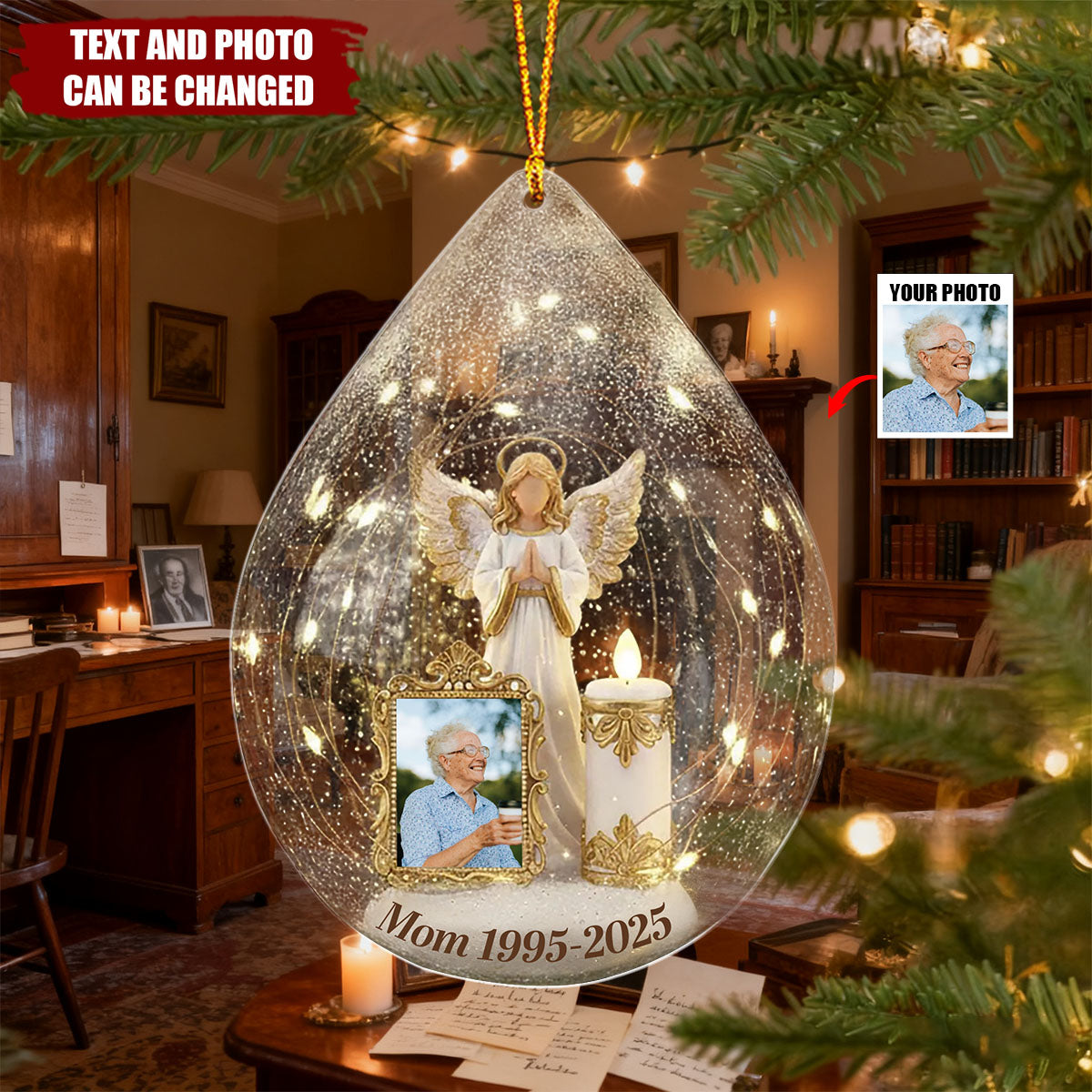 In Loving Memory - Personalized Christmas Acrylic Ornament