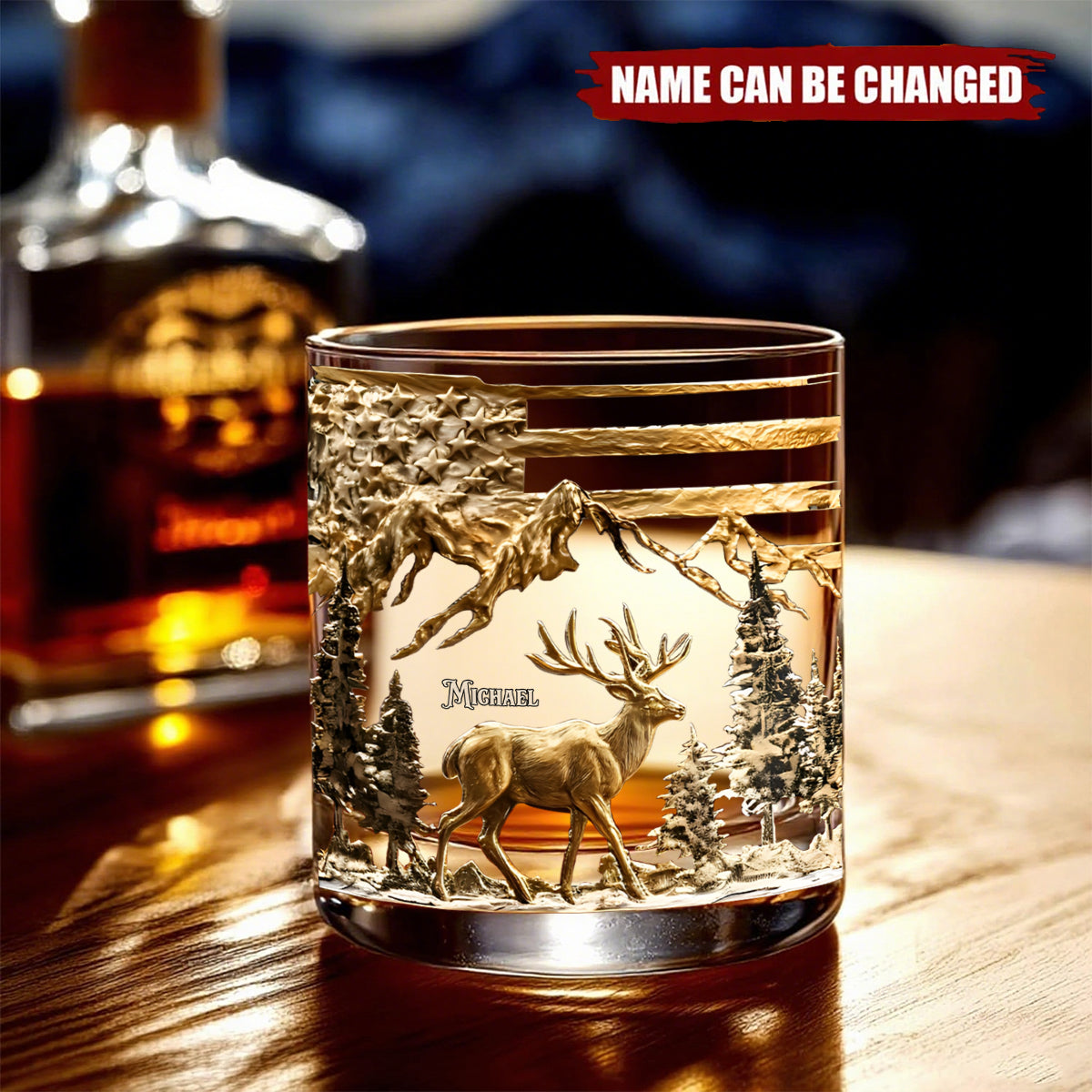 Hunting For Life - Personalized Whisky Glass