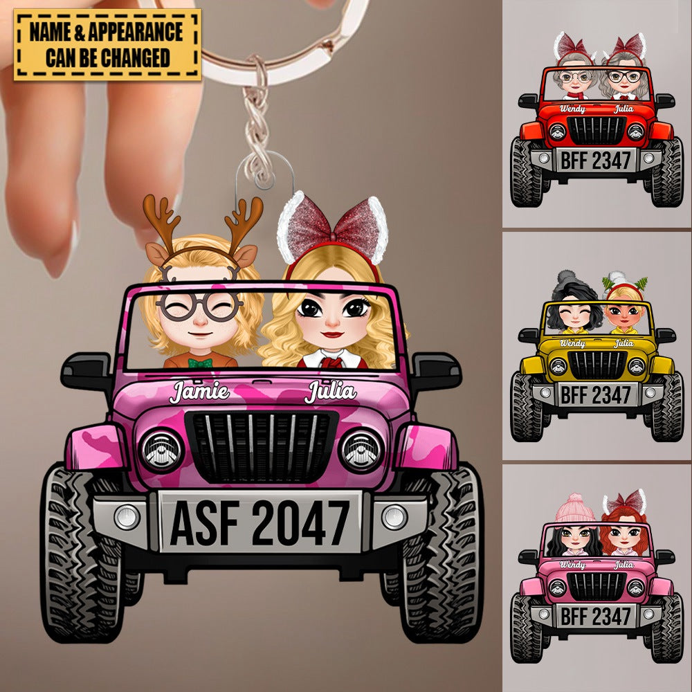 Off-road Car Keychain Ornament, Gift For Couples, Husband, Wife, Friends