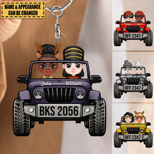 Off-road Car Keychain Ornament, Gift For Couples, Husband, Wife, Friends