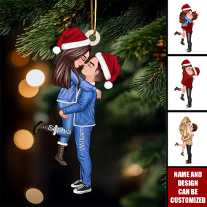 Christmas Couple Personalized Ornament - Perfect Gift For Your Loved One