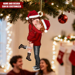 Christmas Couple Personalized Ornament - Perfect Gift For Your Loved One