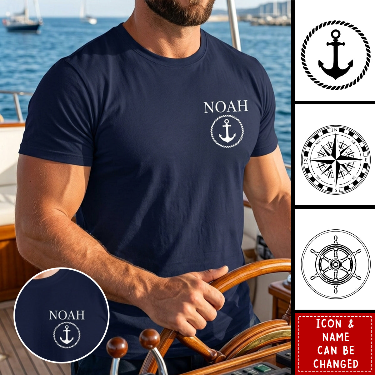 Custom Captain Boating Nautical - The Captain Is Always Right - Personalized Shirt