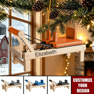 Custom Pilates Equipment Gift for Pilates Lover - Personalized Acrylic Ornament