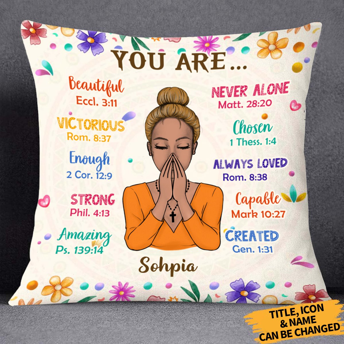 Gift For Daughter Granddaughter You Are Beautiful Pillow