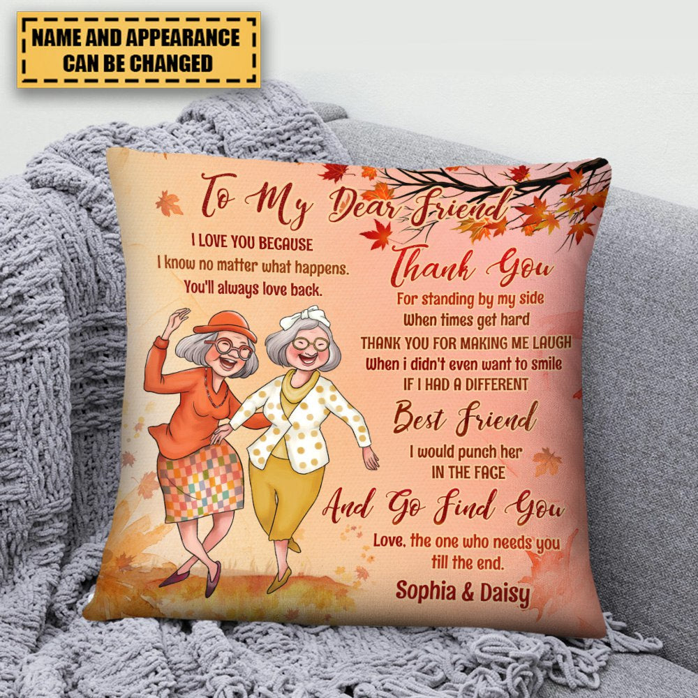 Gift For Senior Friends Pillow