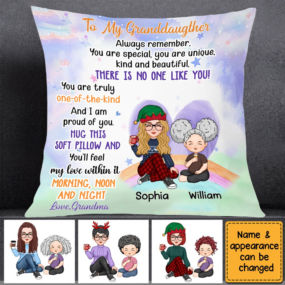 Gift For Granddaughter You Are Beautiful Pillow