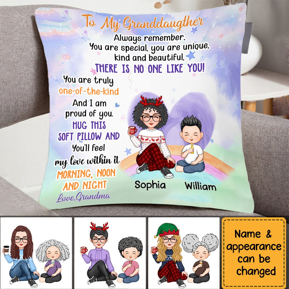 Gift For Granddaughter You Are Beautiful Pillow